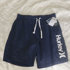 Hurley Men's Dark Blue Athletic Shorts
